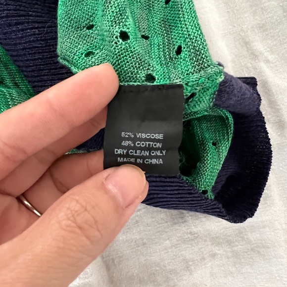 Ann Yee Tank Knit Green Dress - Picture 9 of 9